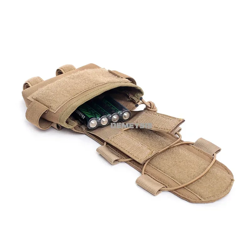 Tactical Helmet Battery Pouch Helmet Counterweight Pack Outdoor CS Airsoft Hunting FAST Helmet Battery Bag Accessories