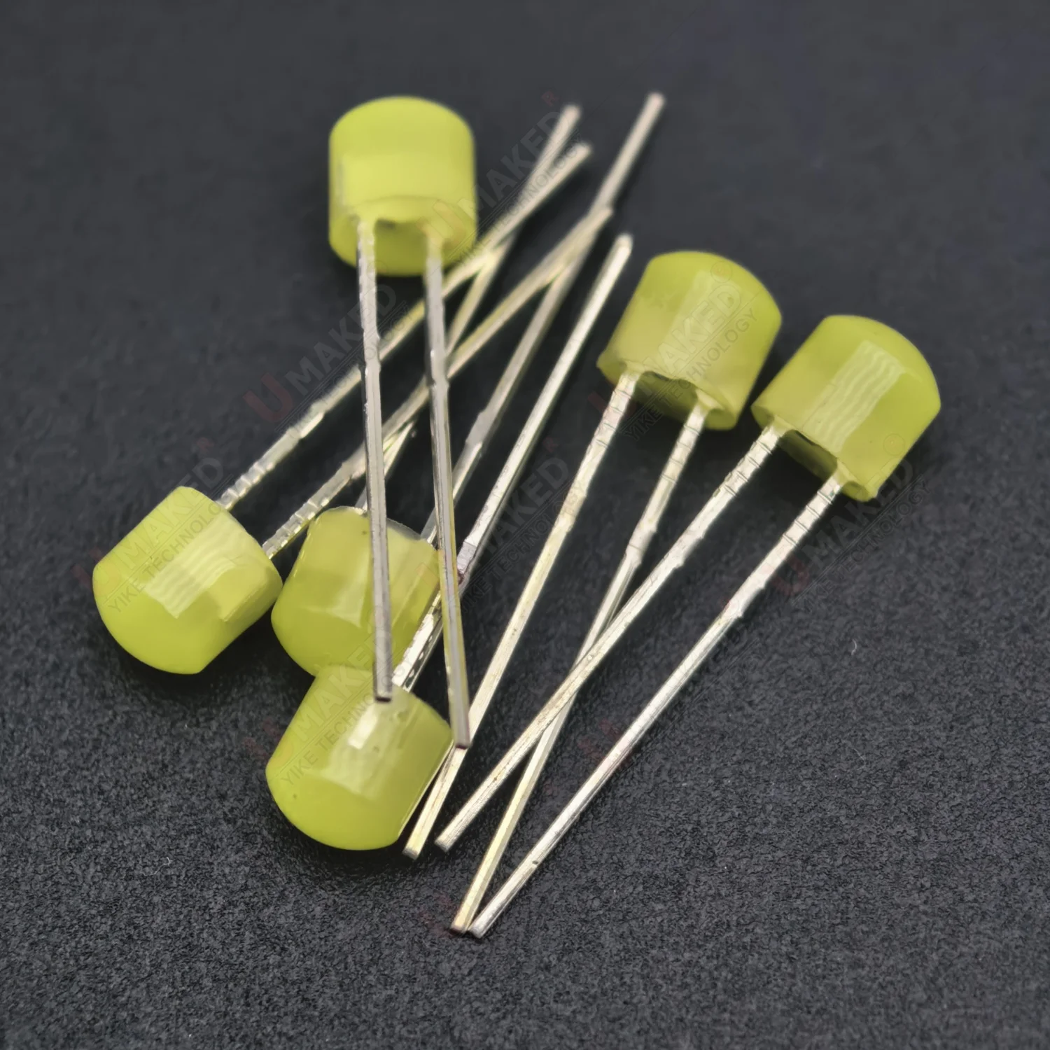 1000pcs 4.8mm led lamp diodes, Full-Angle LED Lamp Bead chips in Yellow Green emitting diodes chip DIP led bulb light