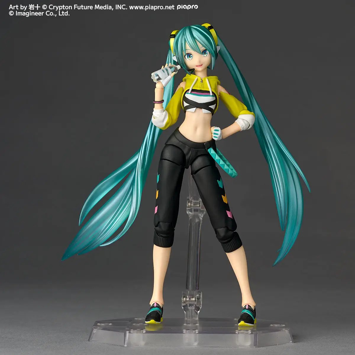 In Stock Original Kaiyodo Revoltech Amazing Yamaguchi Hatsune Miku Boxing Ver. Action Figures Anime Model Toys Collectible