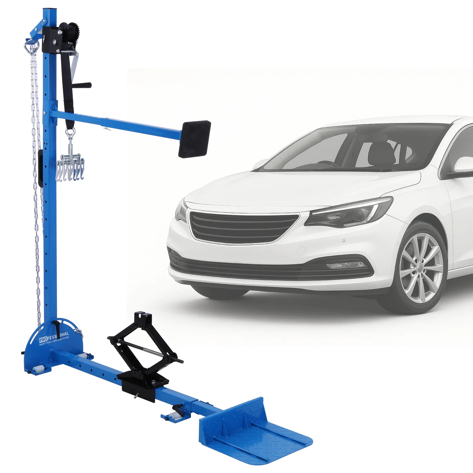 

Pulling Systems Machine with Pull Row Sheet Metal Dent Pulling Kit 1763lbs Pulling Force Body Shaping & Straightening Equipment