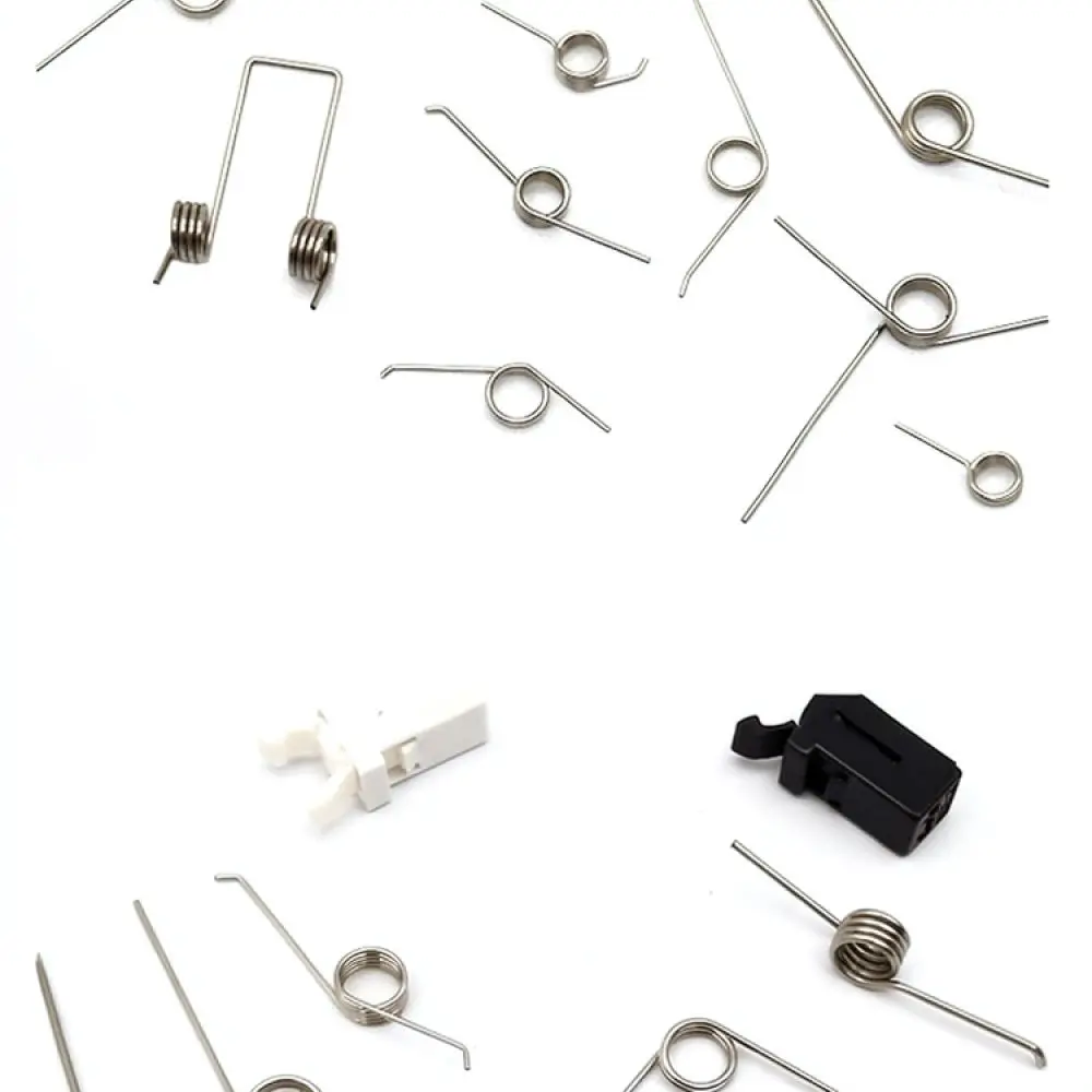 Replacement Torsion Spring For Trash Can Lid Press Switch Mechanism Durable Metal Hardware Repair Accessory Kit