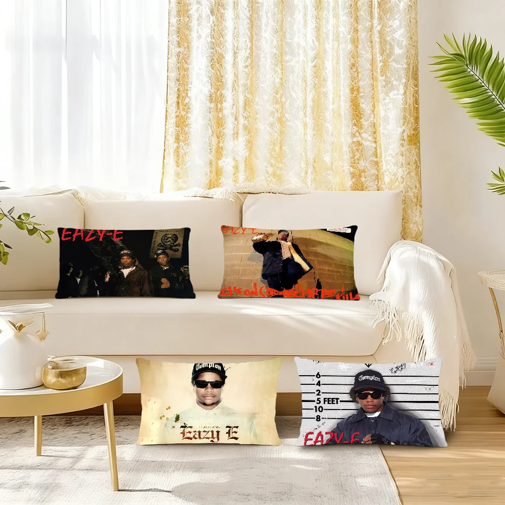 West Coast Hip Hop Rapper E-Eazy E cushion cover Rectangle Pillow Case Printing Bedside Sofa Room Home Decoration Pillowcase