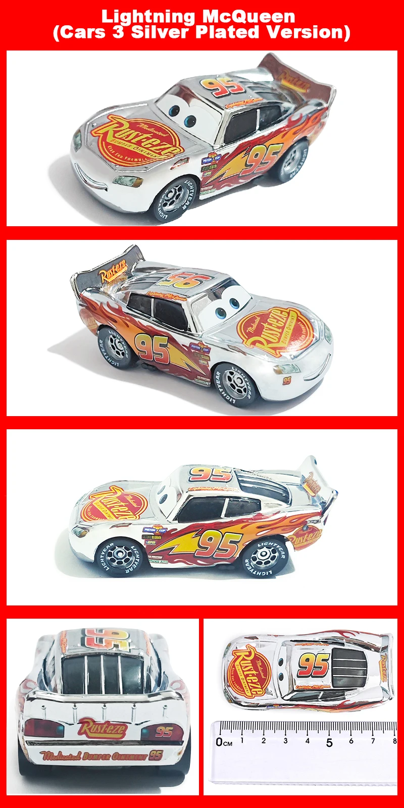 Pixar Cars Inertial Assistance Alloy Offroad-Fahrzeug Lightning McQueen Storm Cruz Mater Jackson Ramirez Kinderspielzeug Geschenke – Detail 31