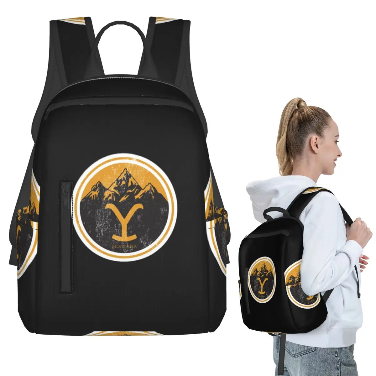Yellowstone Quick Dry Dutton Ranch Backpack Student BookBag Boys Girls School Bag Computer Shoulder Bags Men Women