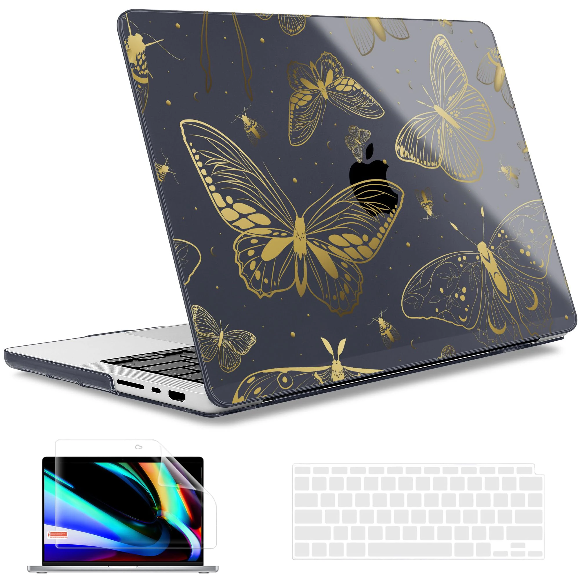 

for Macbook Pro 14 16 M3 A2991 2918 A2992 2023 M2 Air 15 Case for Air 13.6 2022 Pro 13 inch Case for M1 Air 13 A2337 Hard Shell