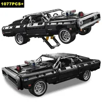 NEW 1077PCS Technical Classic Racing Car Building Blocks Model Assemble Bricks Fast and Furious DIY Toy For Kid Boy Adults Gifts