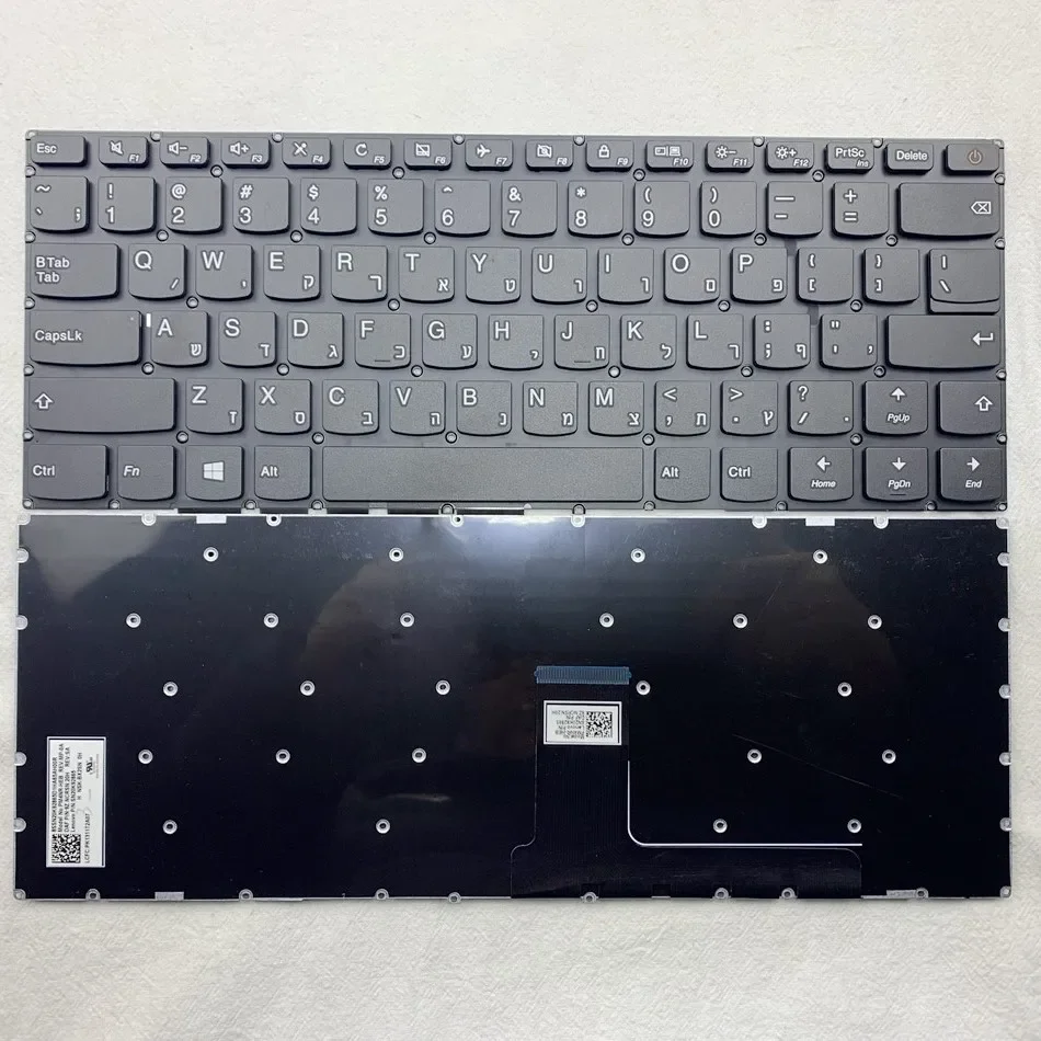 

Hebrew Laptop keyboard For lenovo Ideapad 110 14IBR 310 14ISK 14IAP 14-isk iap V110 14IAP PM4NE-HEB NSK-BX2SN HB Layout