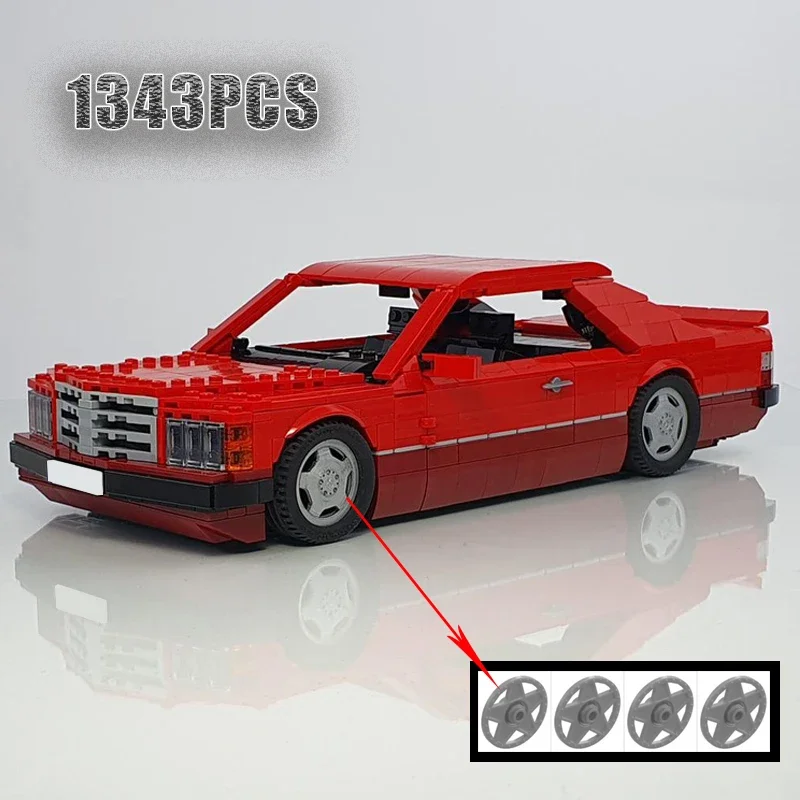 

NEW W124 Coupe 1343PCS Model Building Kit Block Self-locking Bricks Birthday Christmas Gift