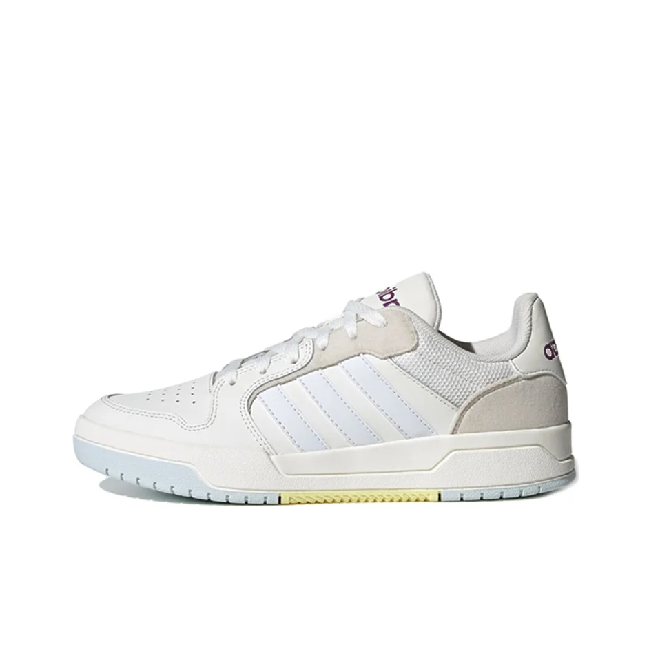 Adidas ENTRAP Textile, Synthetic Leather Lightweight Low top Skateboard Shoes Unisex Gray White Brown EH1298