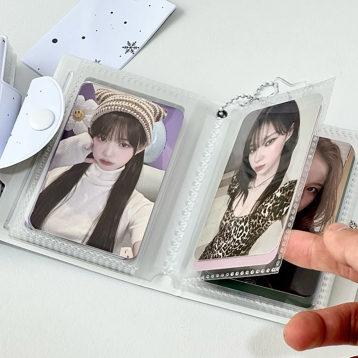 Fan Card Storage Book Spacious Card Organizer Photo Card Organizer High-Quality For Fandom Collection Fan Memorabilia