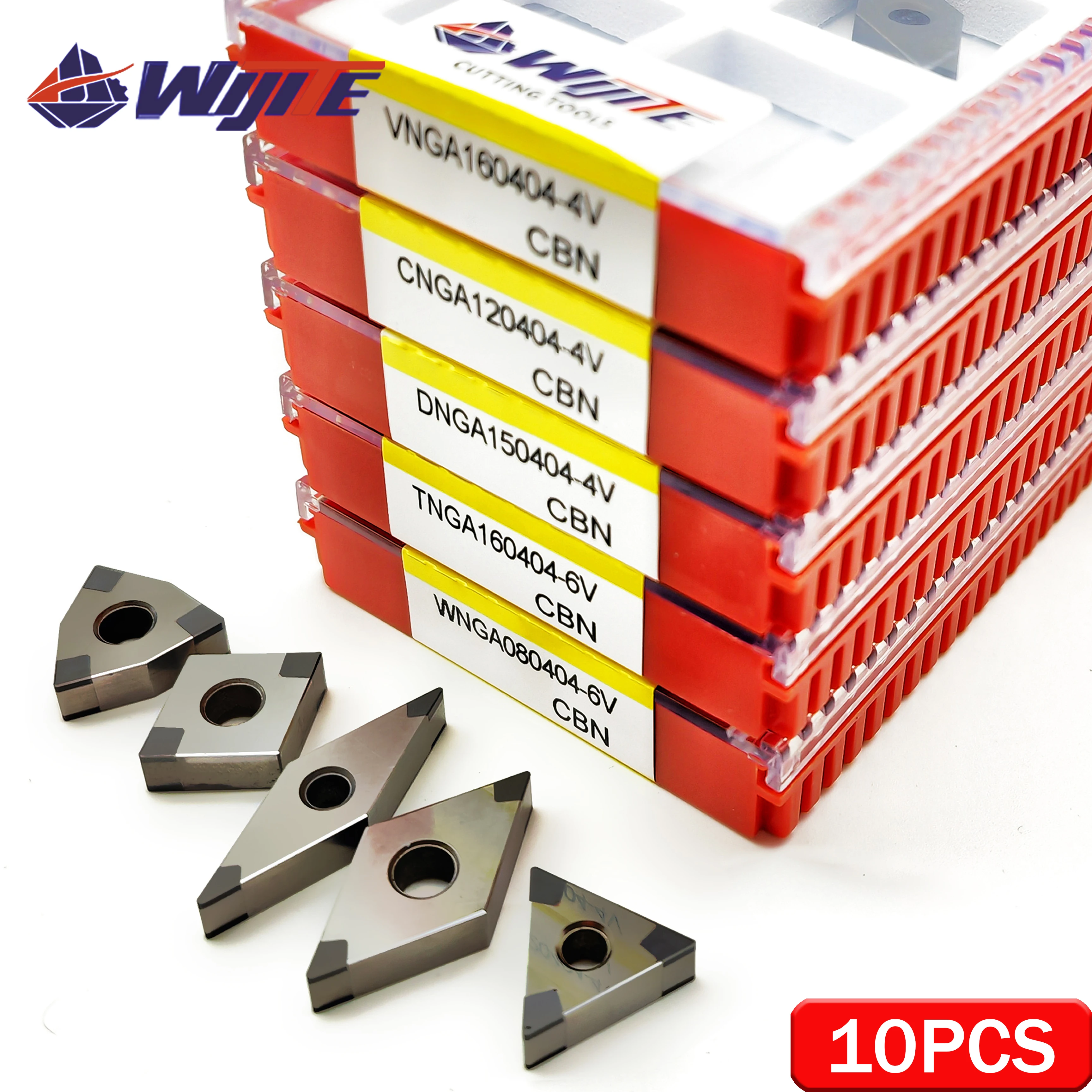 

CBN Cubic Boron Carbide CNGA DNGA WNGA TNGA VNGA tool processing hard steel cast iron and other high hardness materials