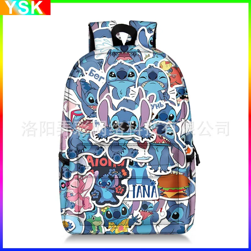 

MINISO Disney New Stitch Primary School Student Schoolbag Cartoon Animation Large Capacity Fully Printed Backpack Backpack