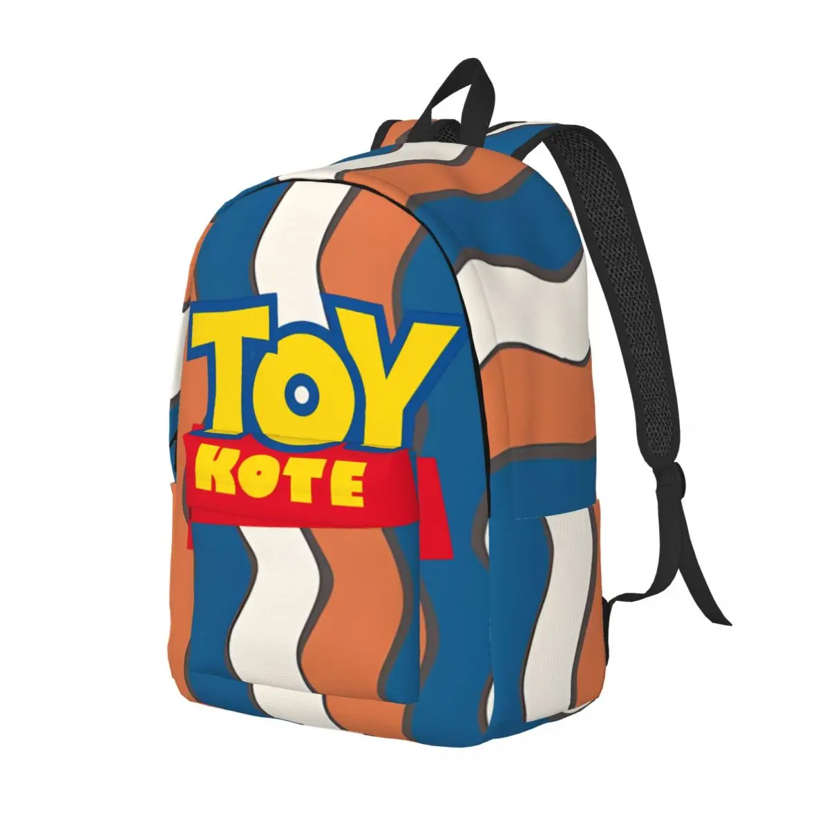 TOY KOTE  Sticker Daypack Toy Story Grils Portable Journey Back To School Gift Zipper Closure Knapsack