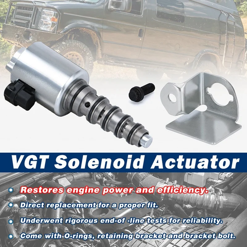 Turbo Charger Actuator VGT Solenoid Actuator Valve Replacement For Ford Chevrolet GMC 6.0L 6.6L 7.8L Powerstroke 3C3Z-6F089-AA