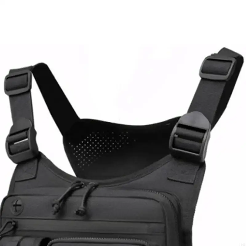 حزمة صدر من النايلون خفيفة الوزن 340F للجري والتخزين الآمن وحزام قابل للتعديل مريح لمفاتيح الهاتف الأساسية #4