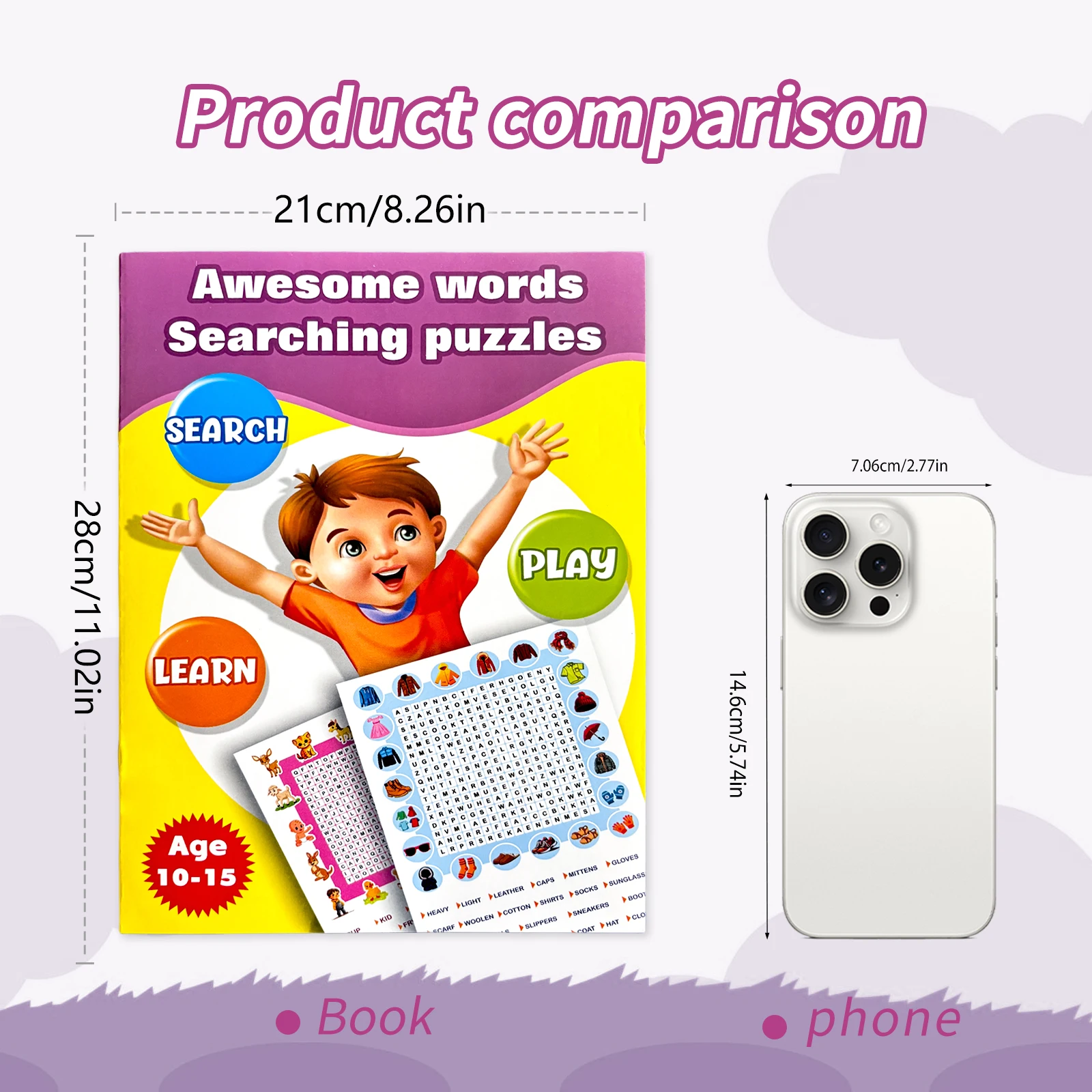 Awesome Words Searching Puzzles: Spell the Correct Word"