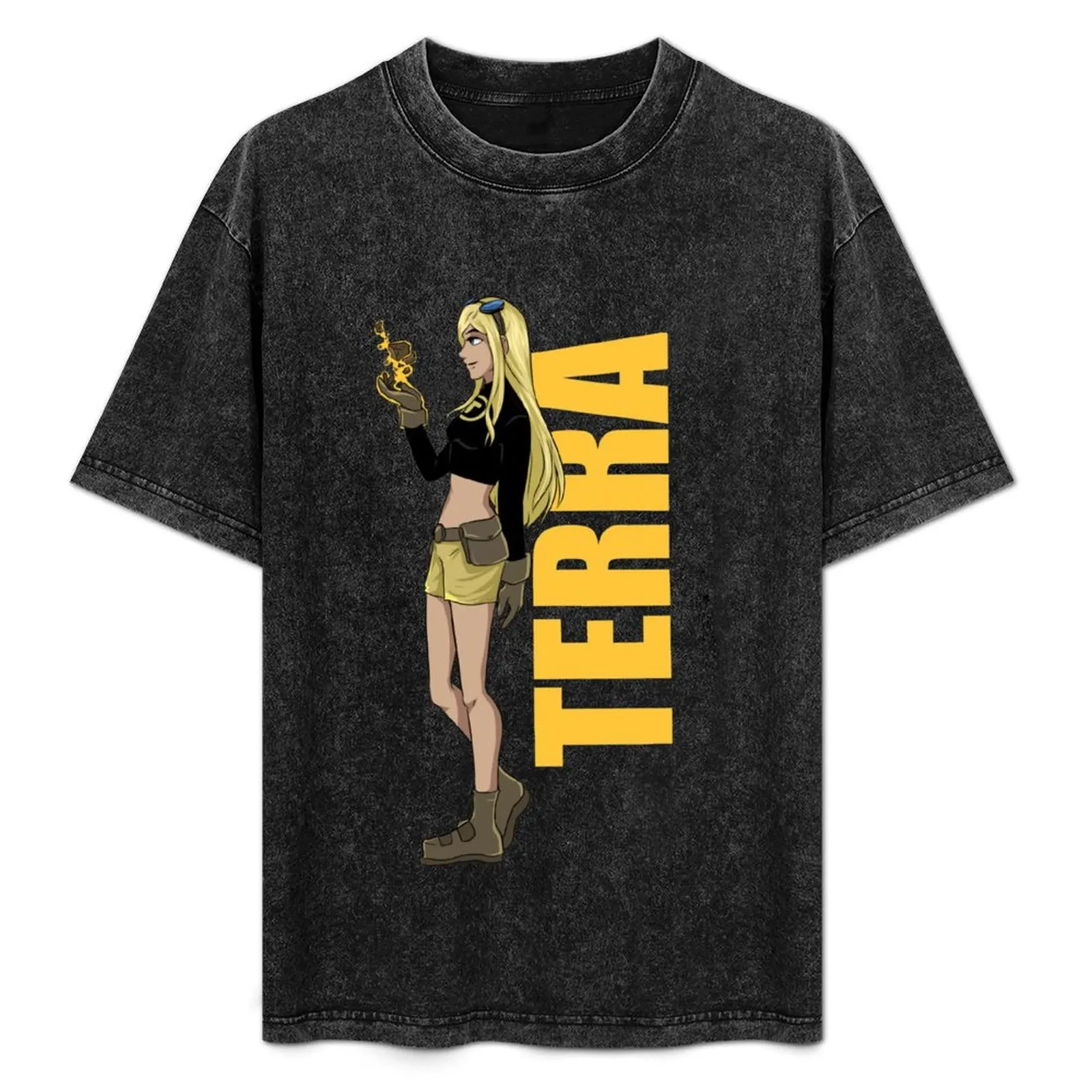 Terra T-Shirt anime vintage graphic tee oversized graphic tee blanks slim fit t shirts for men