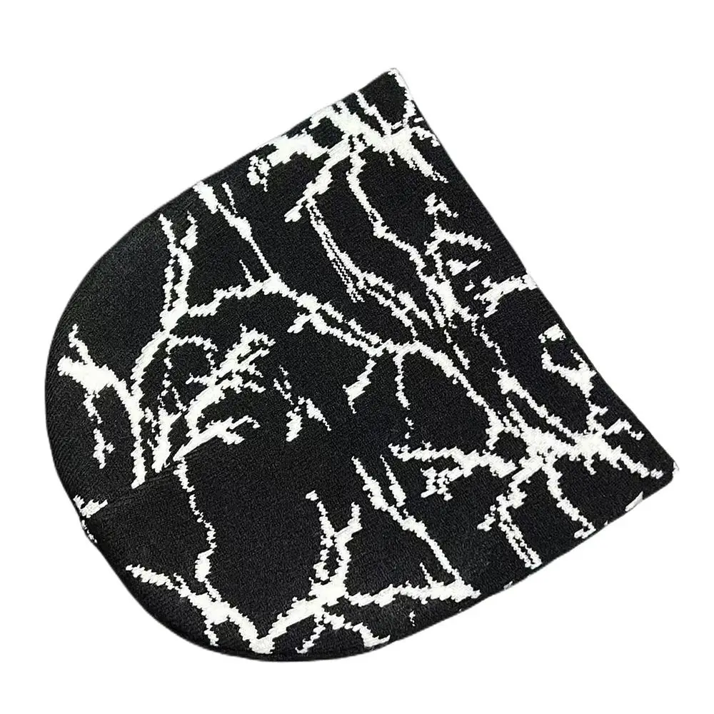 Czapka dziewiarska Czapka Mężczyźni Kobiety Czapka Bonnet Gothic Wool Acrylic Warm Casual Skullies Y2k Ins Hip Hop Cap Cold Cap