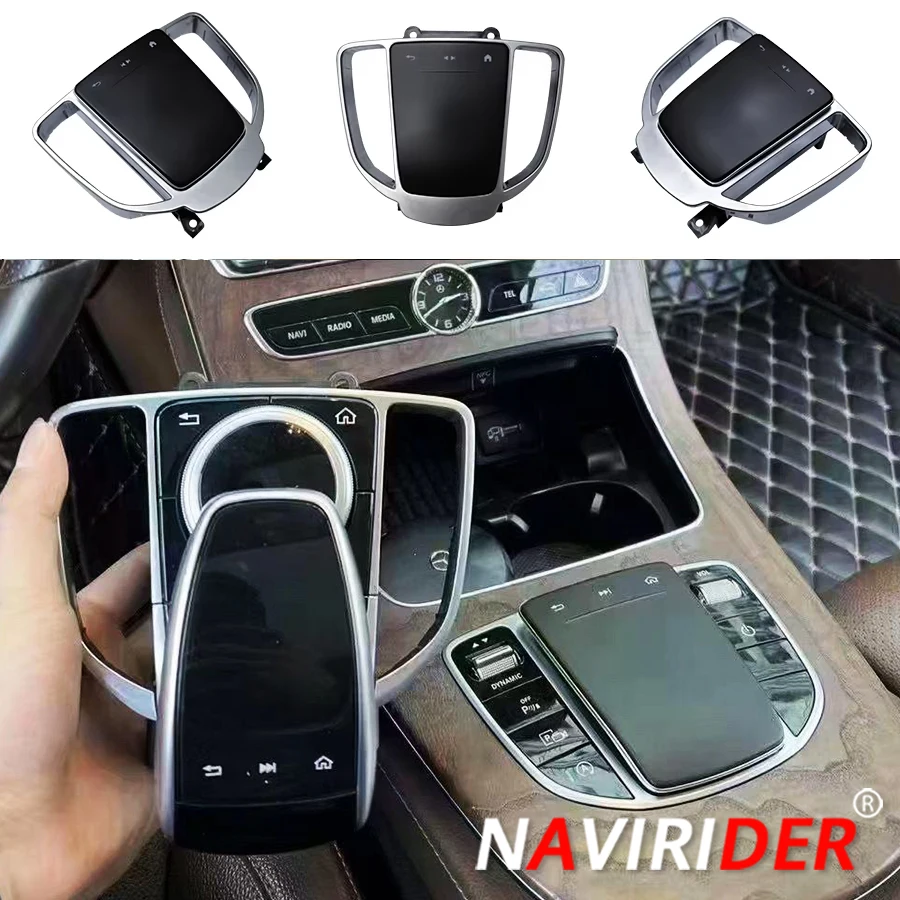 Upgraded Interior From Old To New Central Control Touch Mouse Decorative Panel Easy To Install Mercedes Benz E/C GLC 2015-2019