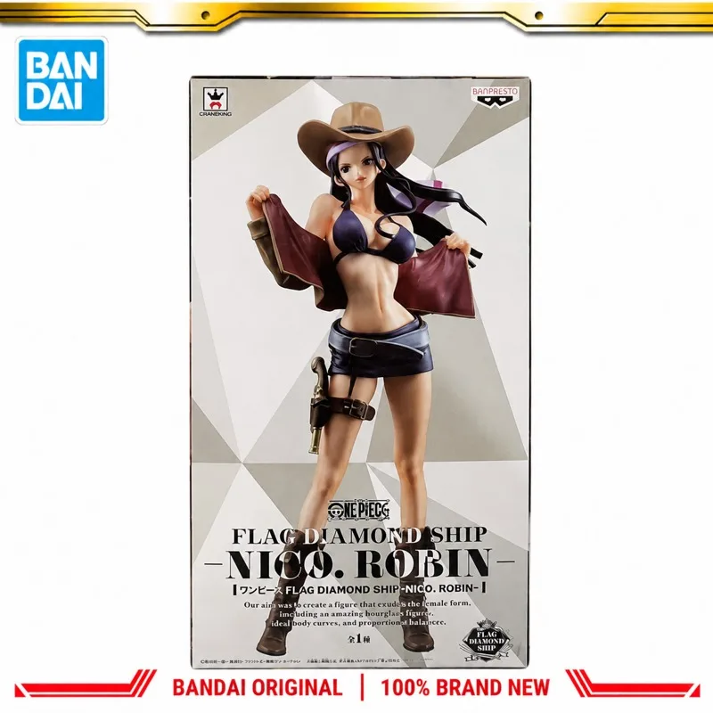 

In Stock Bandai Original Banpresto One Piece Nico Robin Action Figure Model Doll Brand New Boxed Anime Characters Toys Model