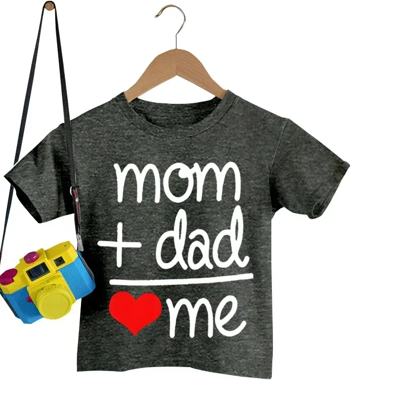 Mama Papa mich Familie passende Outfits Vater Tochter Sohn T-Shirt Familie Papa mich Baby Kinder Kleidung Vatertag Geschenk