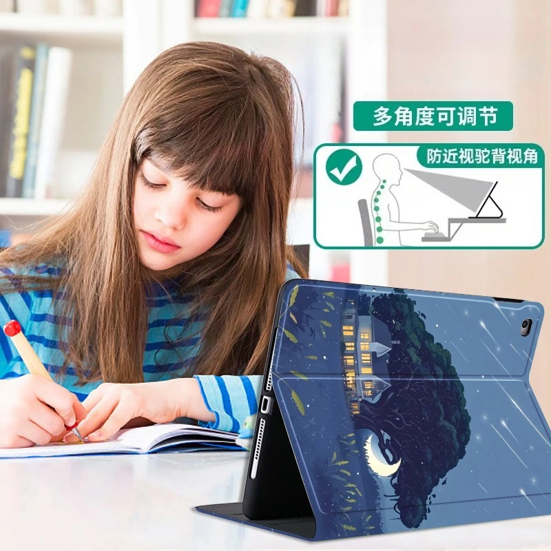 For Lenovo Xiaoxin New Pad Pro 12 7 2025 Case Cartoon Stars Cats Tablets Cover For Lenovo Idea Tab Pro 12.7 Tab P12 2023 Case - Image 3