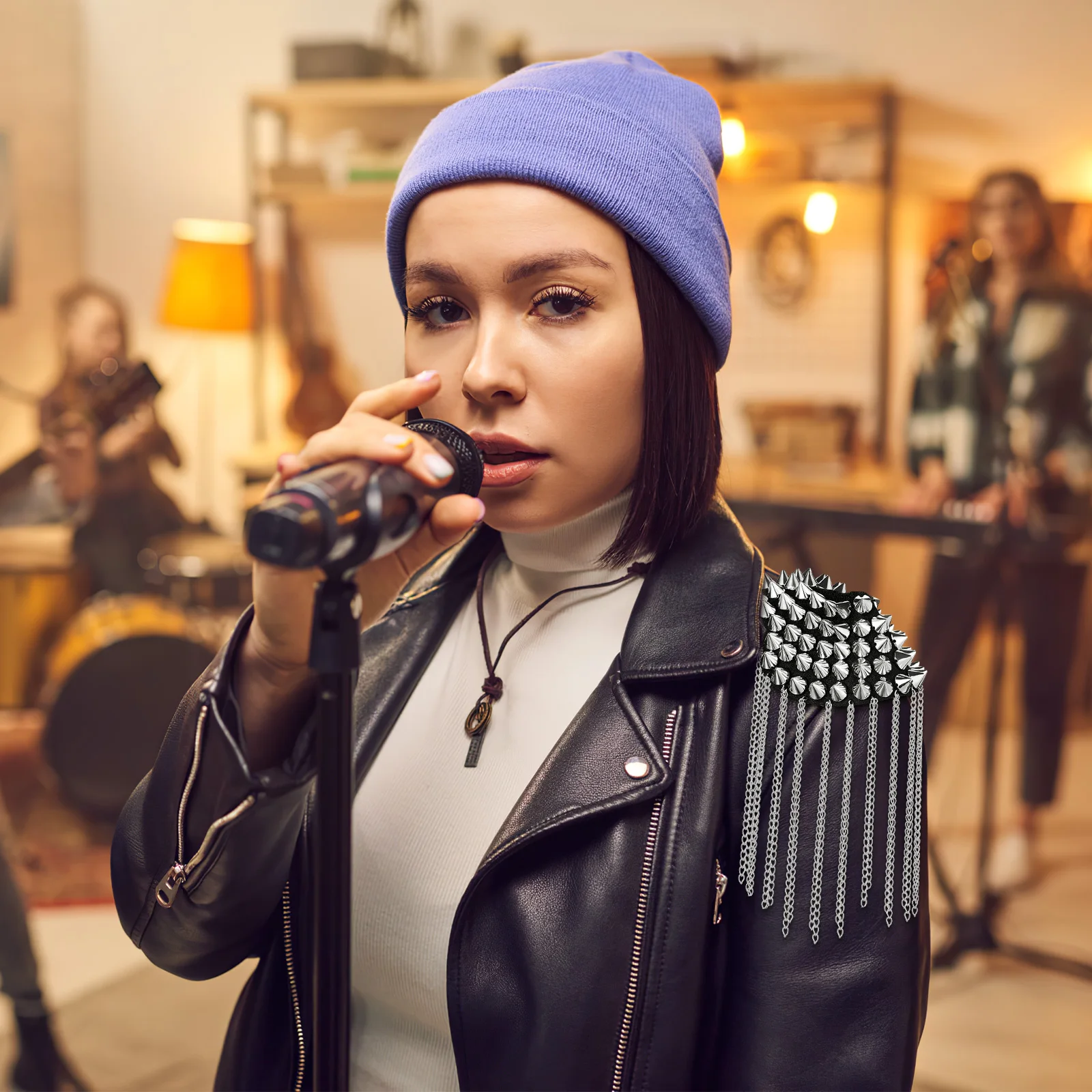 1 زوج الكتف شرابة ديكور برشام الكتفية هامش شارة الزخرفية الكتف مجلس المرحلة زي اكسسوارات شارة الكتفية #3