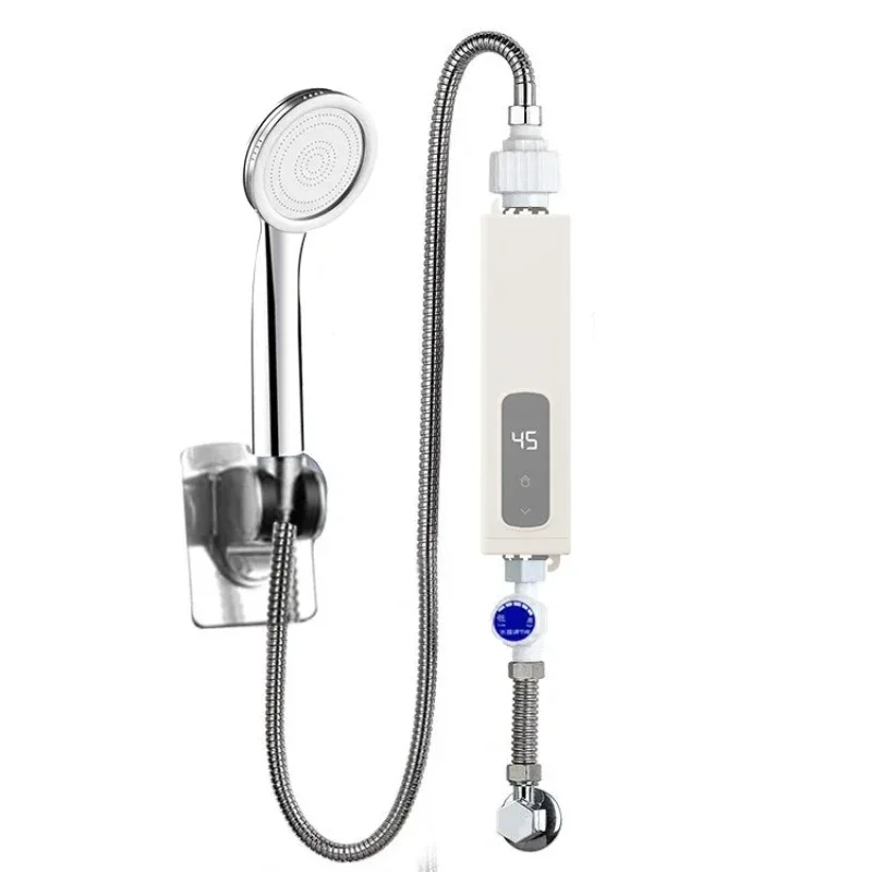 Mini eco-friendly tankless electric water heater mechanical control instant home kitchen outdoor hotel car