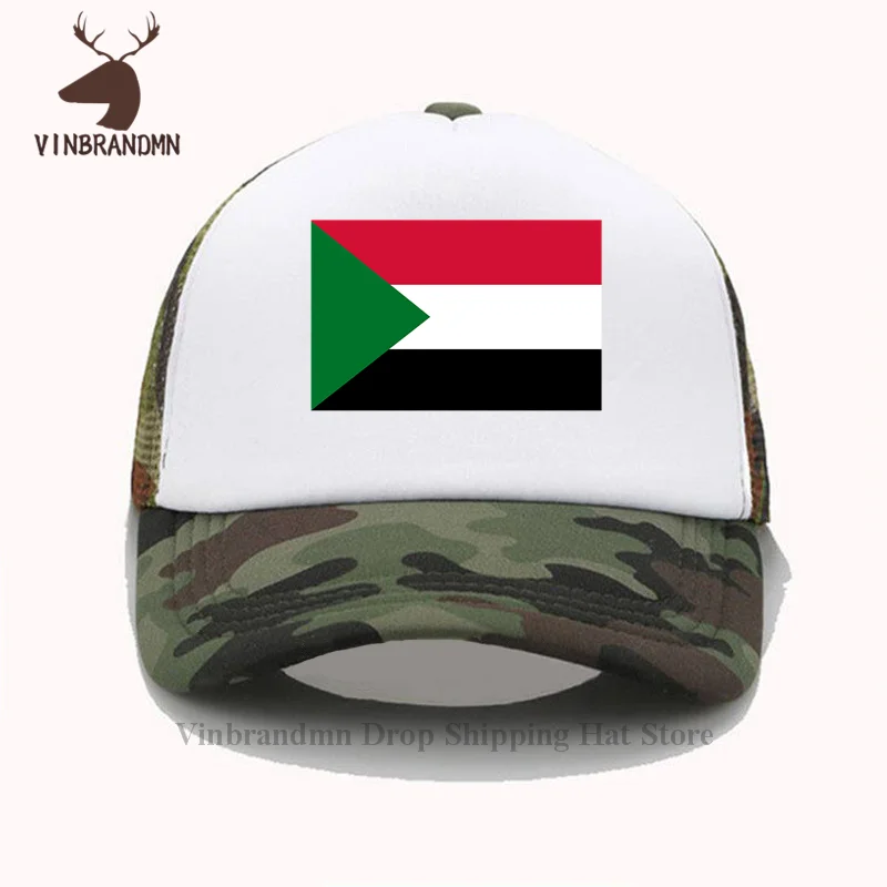 North Sudan Sudanese SDN Islam men women baseball caps 2022 summer hot sale bucket hats hip hop new nation flag 02 fishing hats