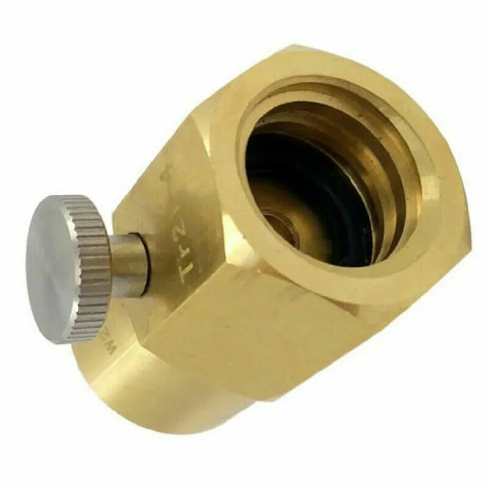 Cylinder Refill Adapter TR21-4 To CGA320 Connector US CAN Version For SodaStream Brass Cylinder Refill Adapter