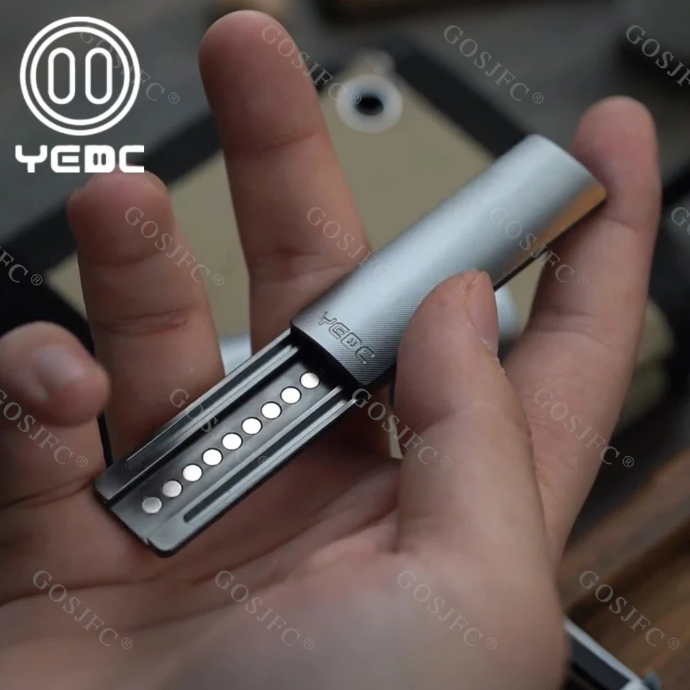 YEDC JILI 2.0 ฟิดเจ็ตสไลเดอร์ ซิร์ค ขัดเงา ปุ่มกดเลื่อนแบบบางเฉียบ แม่เหล็ก ฟิดเจ็ตทอย สำหรับผู้ใหญ่ บรรเทาความวิตกกังวล