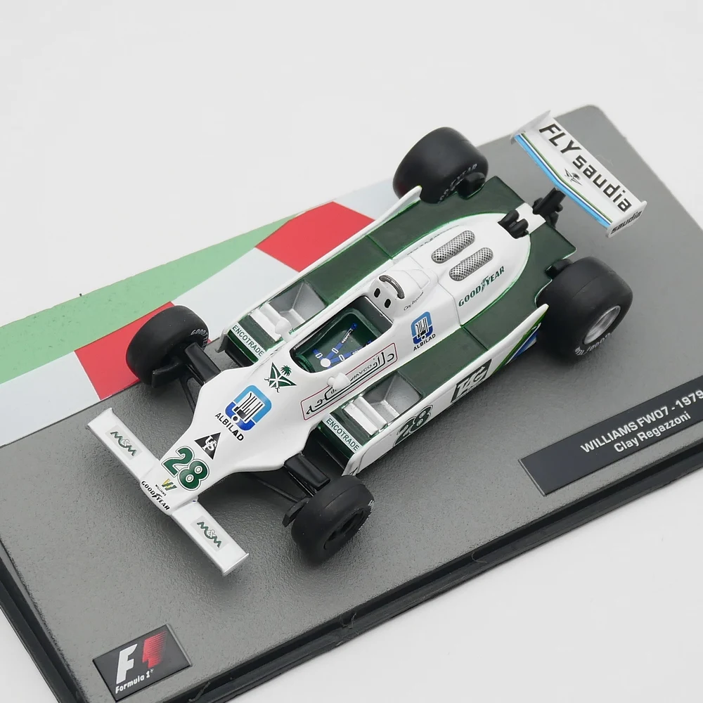 Ixo 1:43 Racing Williams FW07 1979 Jacques Villeneuve Diecast Car Model Metal Toy Vehicle