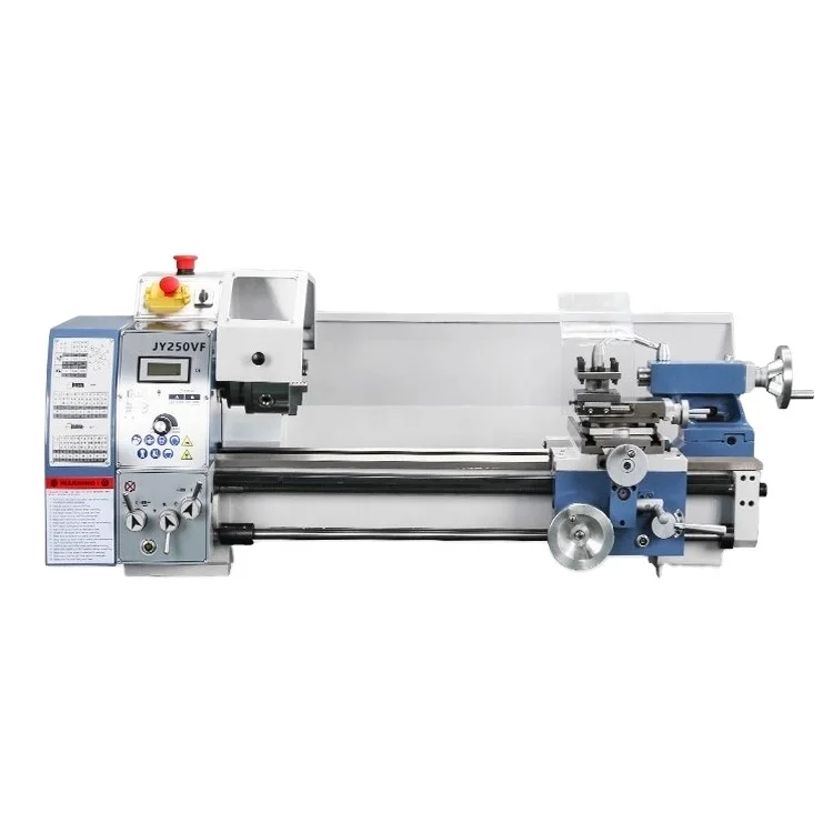 

JY250VF Variable Speed Mini Lathe Economical High Precision Manual Lathe Machine For Metal Cutting