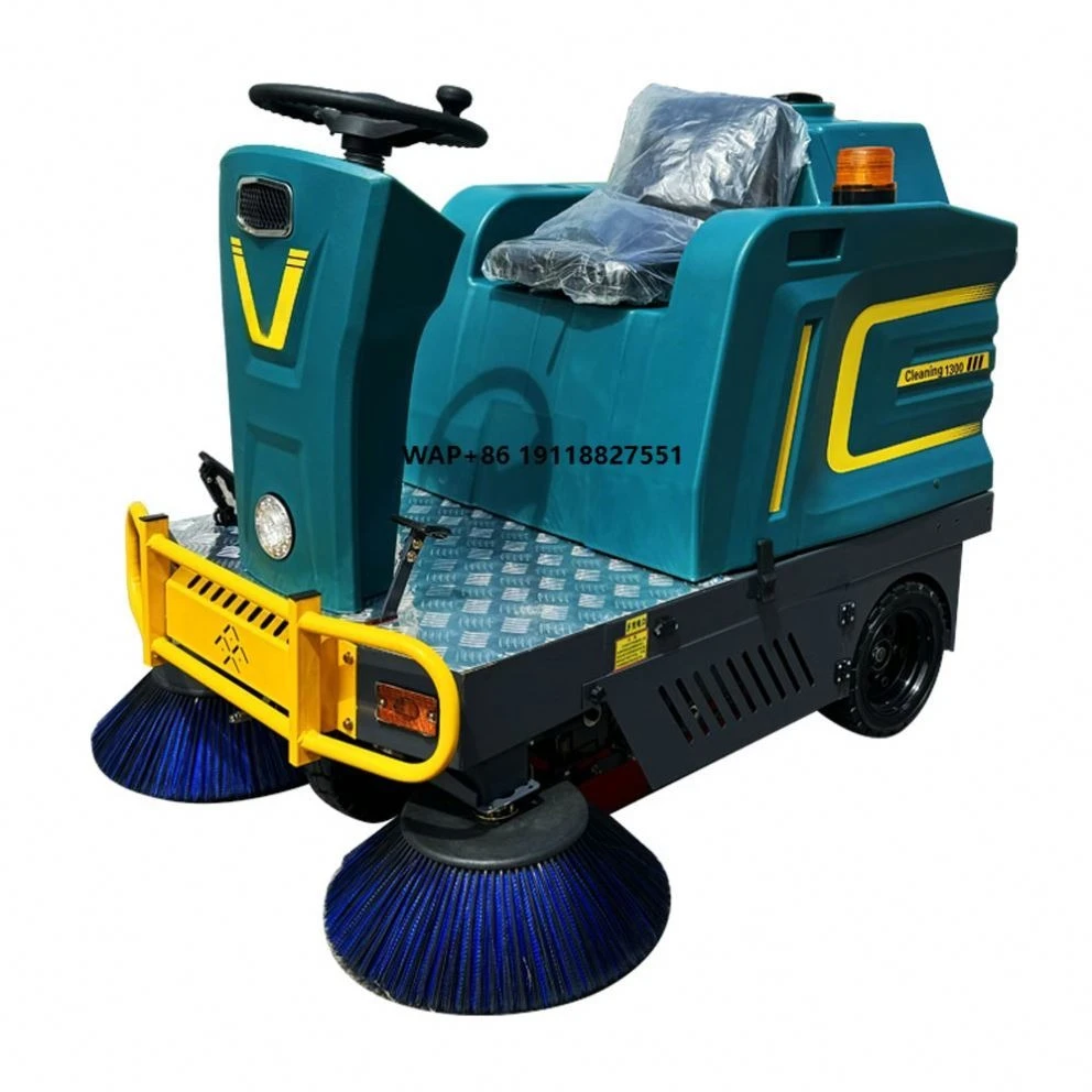 Hot Selling Efficient Riding Floor Cleaning Sweeper, Street Road Vacuum Sweeper Factory, Hospital, Shopping Mall