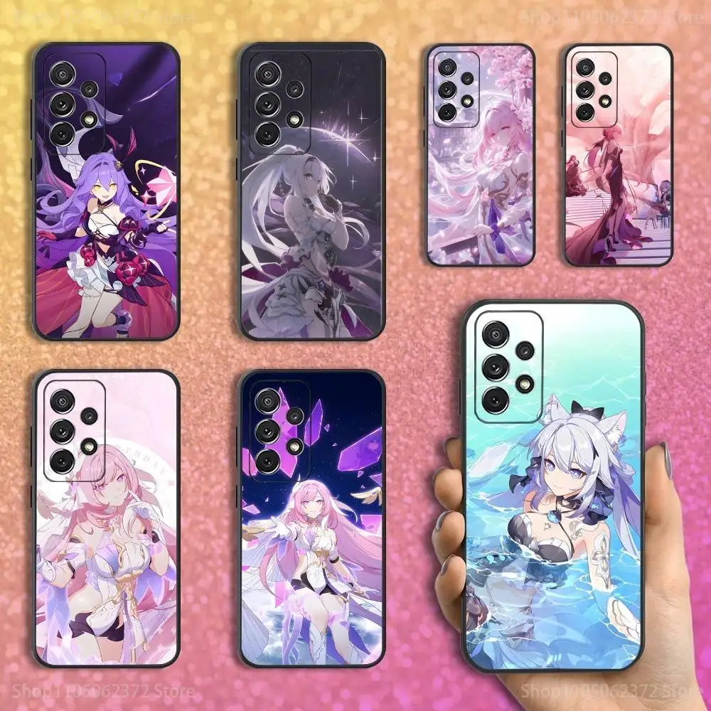 

Game H-Honkai I-Impact-3rd Phone Case For Samsung S25,S24,S23,S22,S21,S20,S10,Ultra,Plus,Lite,FE,Soft Silicone Black Cover