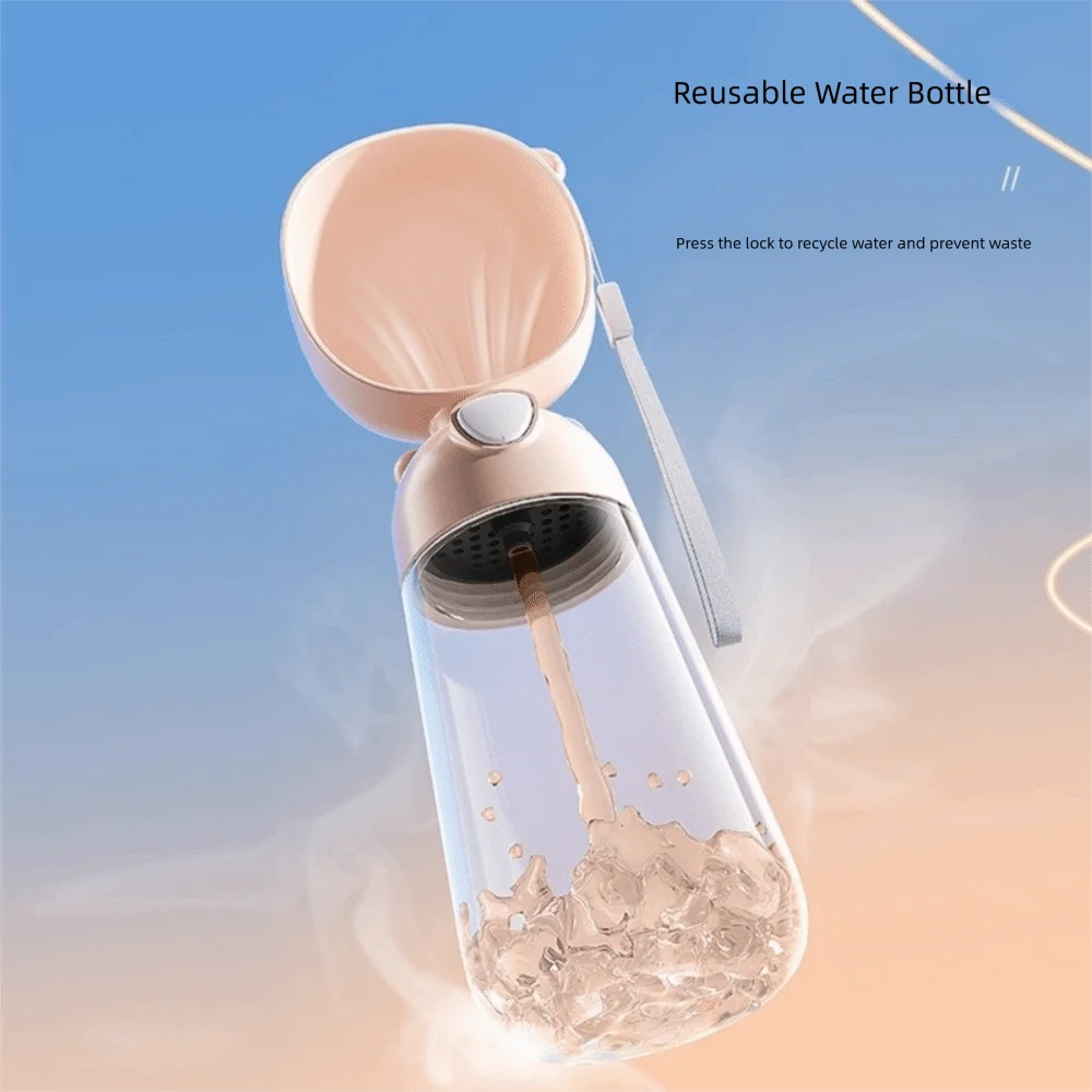 

Leak Proof Dog Drinking Bottle Portable Plastic Puppy Water Bottle Multi-functional Removable Pet Water Cup For Dogs Puppy