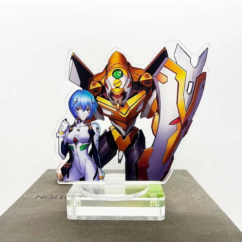 New Neon Genesis Evangelion Animation Cartoon Acrylic Standing Sign Ayanami Rei Asuka Figure Creative Personalized Ornament Gift