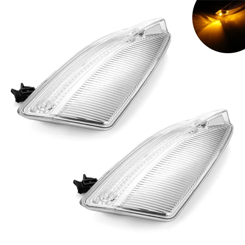 

Efficientt-For Mercedes-Benz C Class W204 W164 ML Class ML300 ML500 ML550 Rearview Mirror Turn Signal 1 Pair 2048200721 20482008