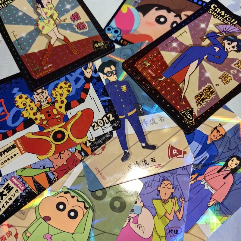 정품 Kayou Crayon Shin-Chan 카드 애니메이션 테마 시리즈 게임 컬렉션 카드 Nohara Shinsuke 주변 장난감 선물 오리지널 박스