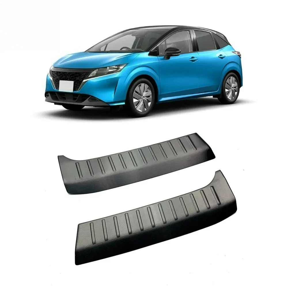 For Nissan Note E13 2020 2021 2022 Stainless Steel Built-in Rear Bumper Protector Sill Trunk Tread Plate Trim Car Accessories