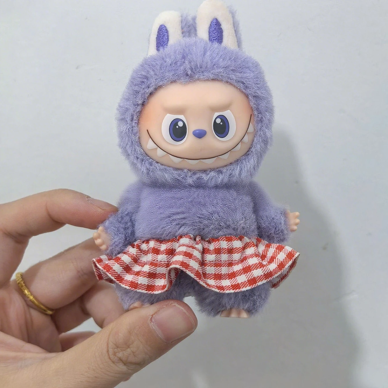 Vestiti per bambole Mini Labubu 4.0 da 10 cm, grembiule Labubu di quarta generazione e accessori per vestiti uniformi da chef per Mini Labubu