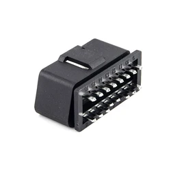 1pc 16 Pin Car OBD2 Connector 16pin Male Plug OBD II OBD2 Diagnostic-tool cable Terminal Connector Plug