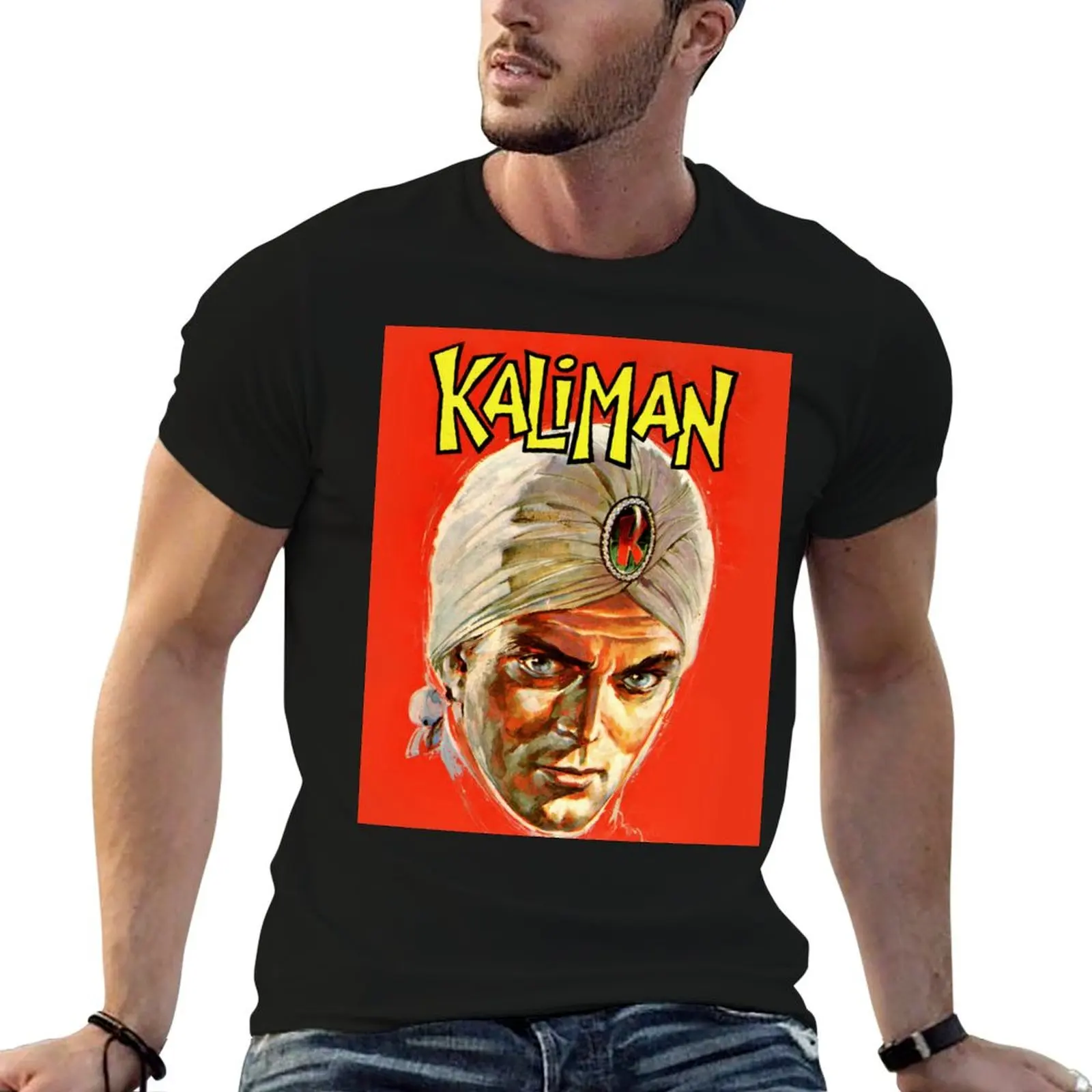 Kaliman T-Shirt luxury designer vintage clothes mens big and tall t shirts