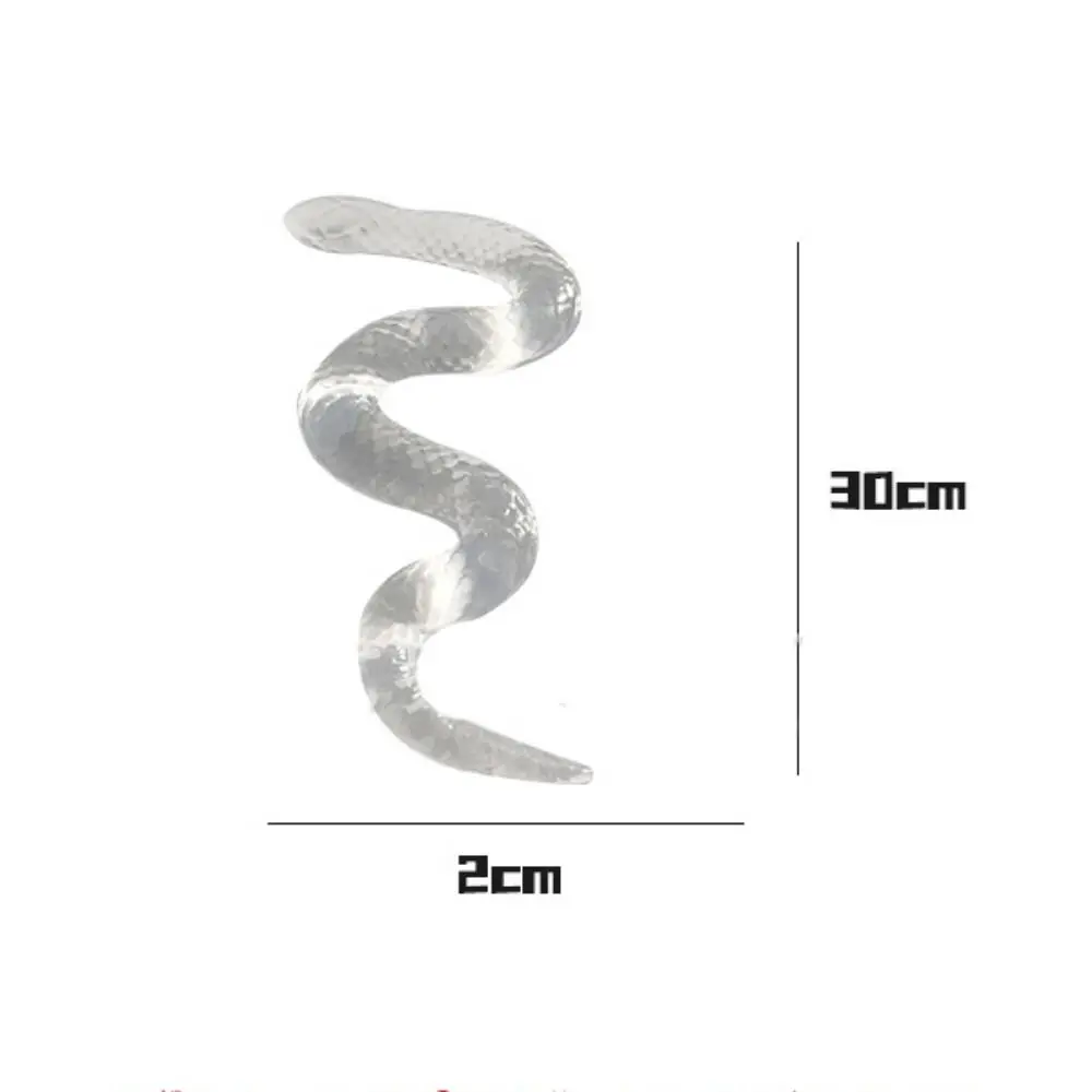 Jouet serpent à rebond lent fait à la main, Simulation de serpent Transparent Ultra humide, jouet à presser, Kawaii Ins, jouet à pincer, cadeau de noël