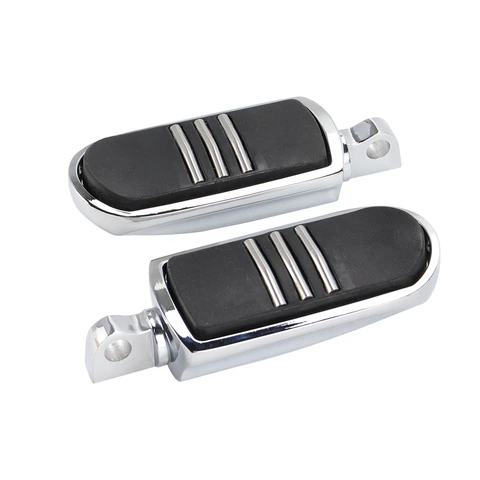 Резиновые подножки для переднего водителя мотоцикла, подножки для Harley Iron XL 883 1200, Touring Custom Dyna Softail