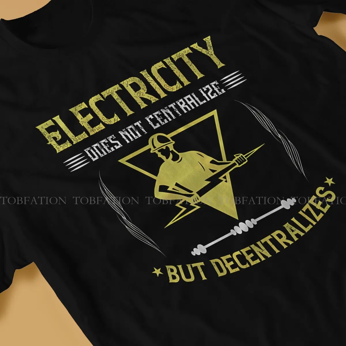 Engineer Electrical Electrician Original TShirts Men Women Personalize Homme T Shirt New Trend 6XL