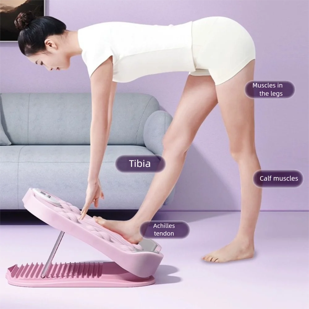 調節可能なふくらはぎストレッチボード 滑り止め 18 レベル エクササイズ チルト ランプ 折りたたみ式 大型耐荷重フット傾斜ペダル
