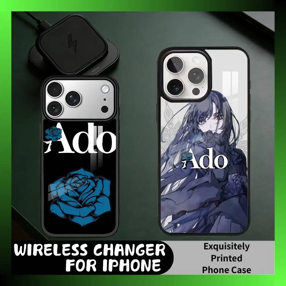 J-POP A-Ado Design  Phone Case For iPhone17,16,15,14,13 Plus,Pro Max Magnetic For Magsafe Wireless Charging