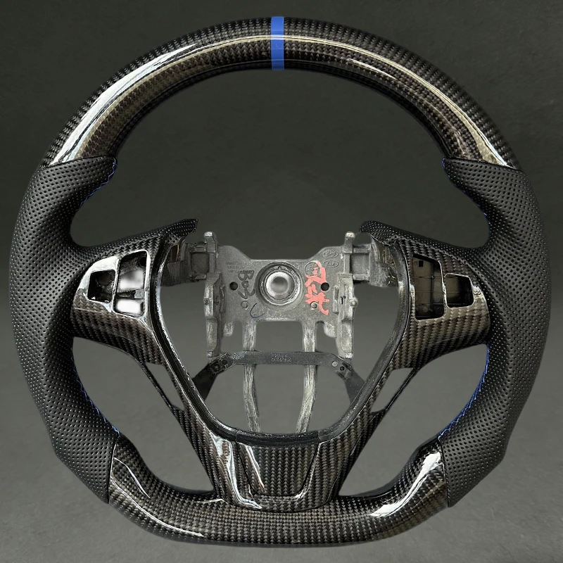 

Drop Shipping for Genesis Coupe Steering Wheel DIY Center Line for Genesis Coupe 2008 2010 2016 2022 D Shape High Quality New