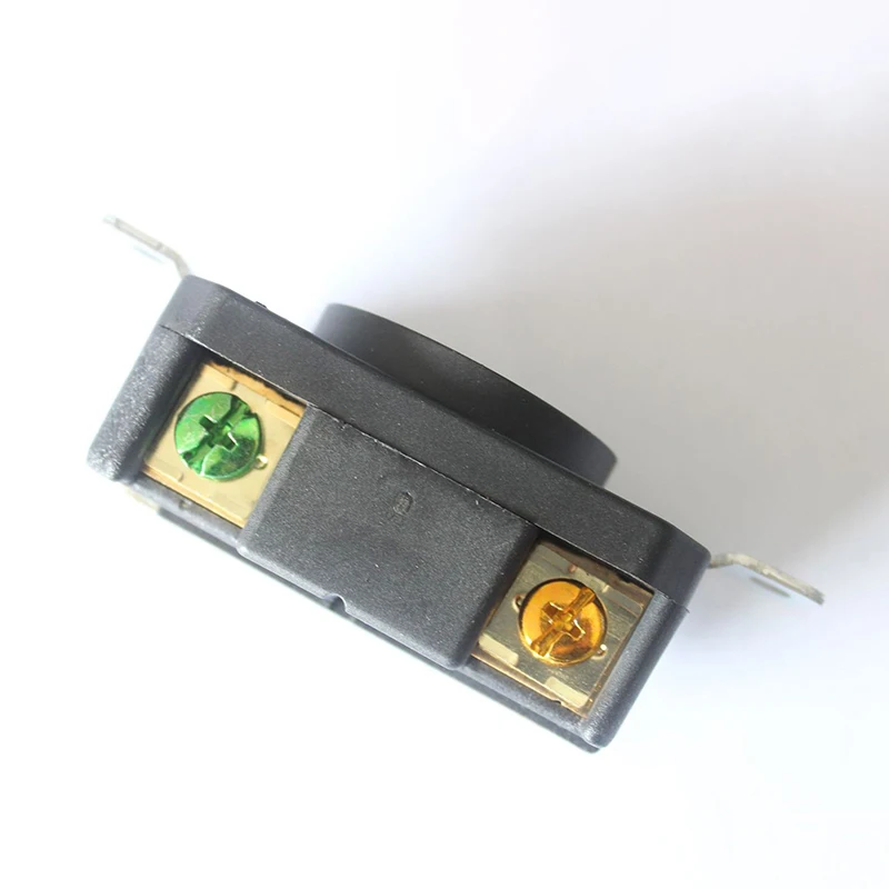 1Pc US Black 30A NEMA L15-30P L15-30R Locked Industry Power Converter Plug Generator Inline Wiring Connector Receptacle